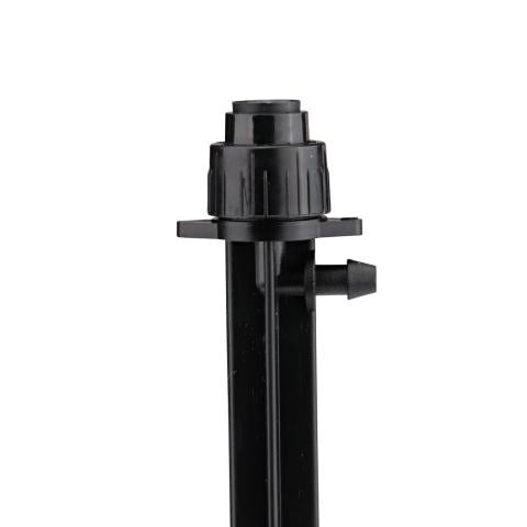 Rain DripAdjustable Flow Bubbler, Full-Circle Pattern, Fan, with 1/4 in. Barbed Inlet on 5 in. Stake