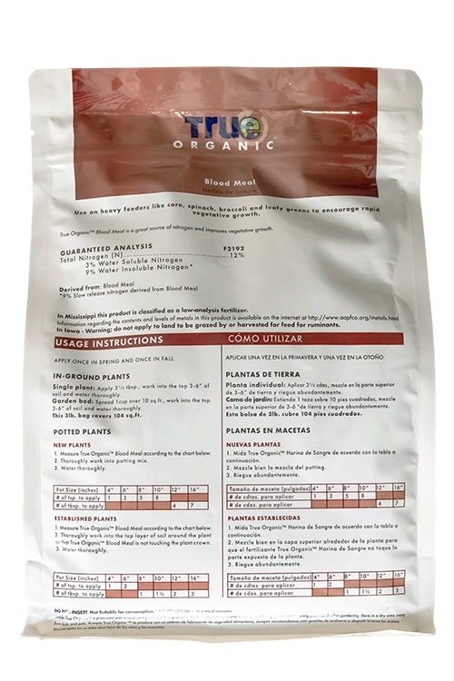 True-Organic Blood Meal 4lb.