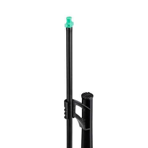 Rain Drip Winged Jet Assembly, Quarter-Circle Pattern, Fan Spray, with 1/4 in. Barbed Inlet on 13 in. Stake with Adjustable Riser