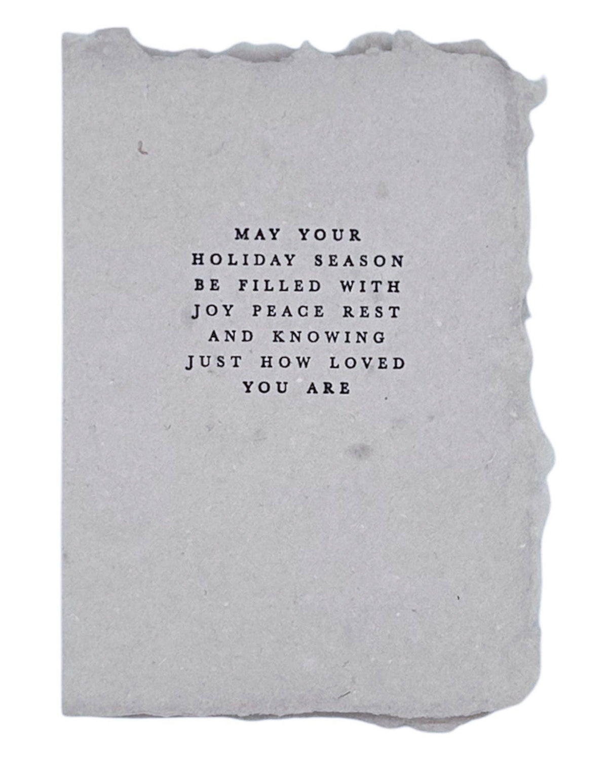 Just how loved you are holiday card