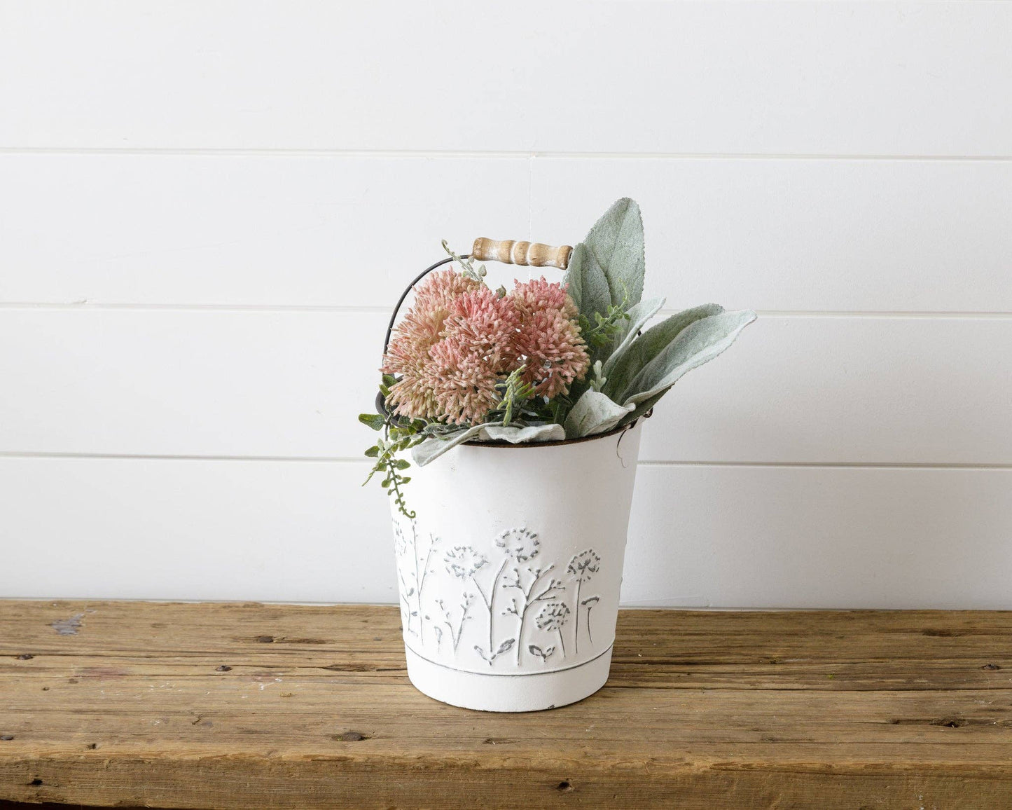Bucket - Embossed Wildflowers (PC)