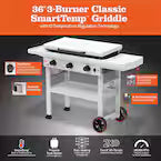 Loco Cookers 36” 3-Burner Classic SmartTemp Griddle