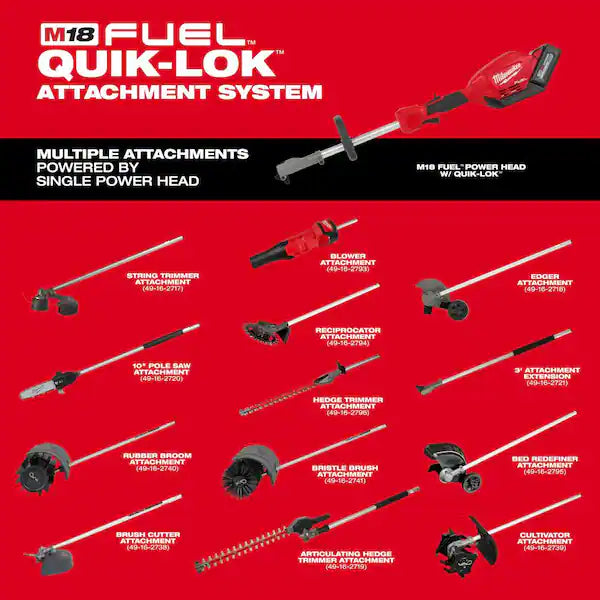 Milwaukee M18 FUEL™ QUIK-LOK™ Edger Attachment