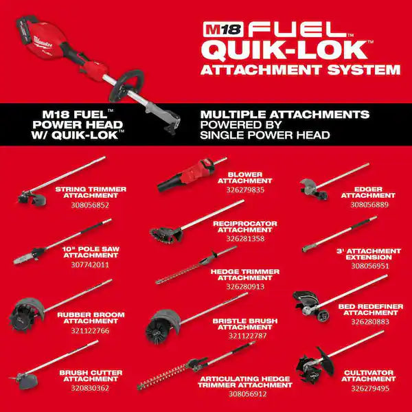 Milwaukee M18 FUEL™ QUIK-LOK™ 3' Attachment Extension
