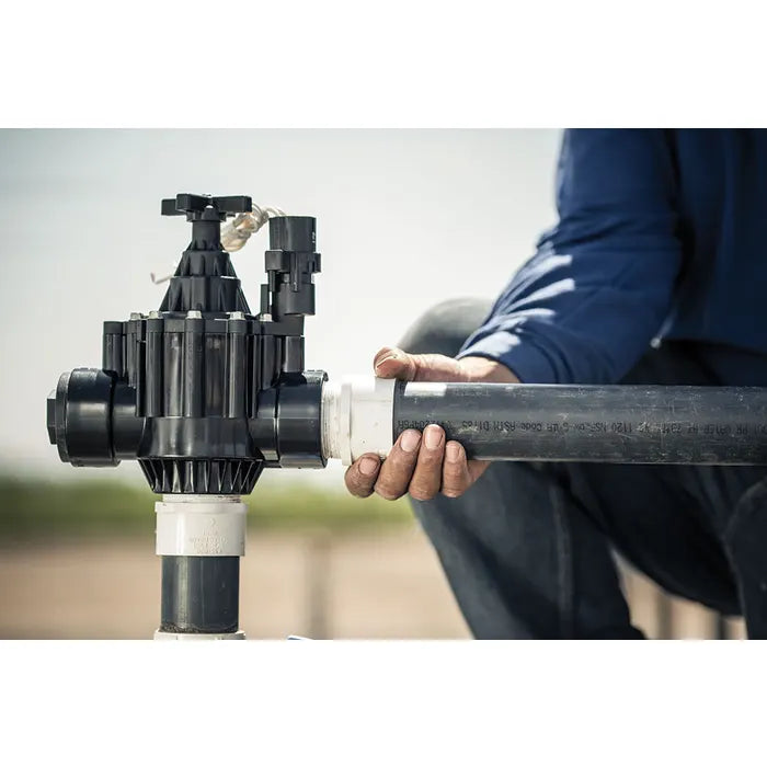 Rainbird 100PGA - 1 in. Inlet Inline Plastic Residential/Commercial Irrigation Valve