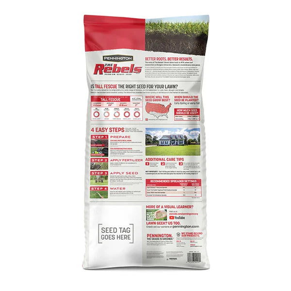 Pennington The Rebels Tall Fescue Grass Seed Blend 20LB