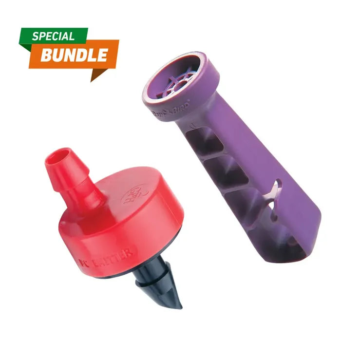 Rainbird Bundle - SW20-30PS – 2.0 GPH Spot Watering Emitters - (30) & ET/1PK - Emitter Installation Tool