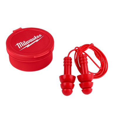 Milwaukee 3PK Reusable Corded Earplugs