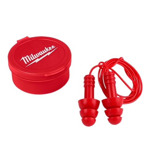 Milwaukee 3PK Reusable Corded Earplugs