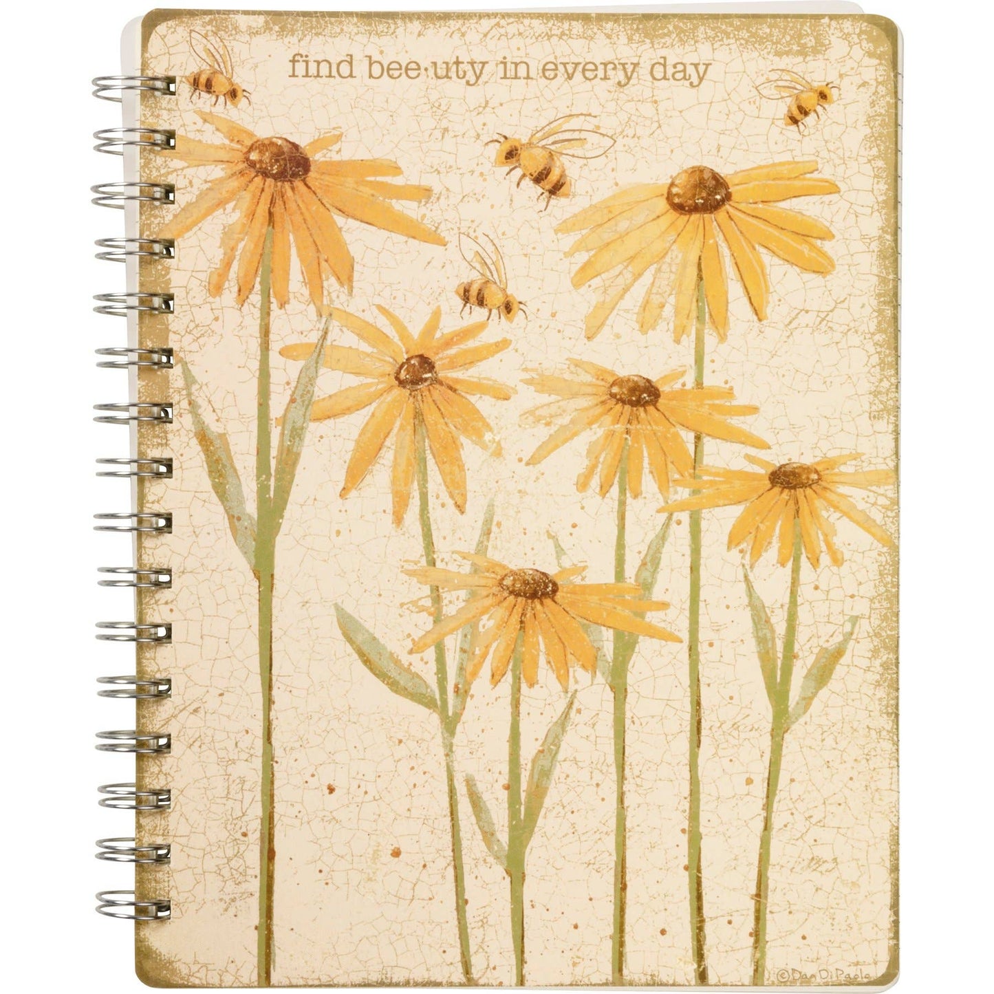 Find Beeuty In Every Day Spiral Notebook