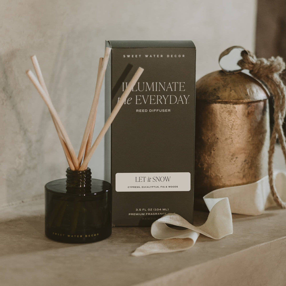 *NEW* Let It Snow Reed Diffuser - Christmas Decor & Gifts