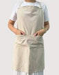 Simple Linen Apron with Pockets