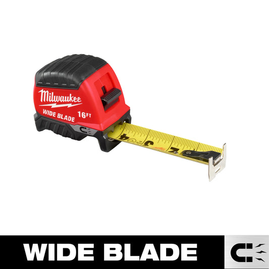 Milwaukee Wide Blade Magnetic Tape Measure 25FT