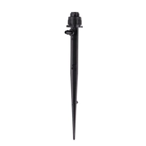 Rain DripAdjustable Flow Bubbler, Full-Circle Pattern, Fan, with 1/4 in. Barbed Inlet on 5 in. Stake