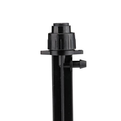 Rain DripAdjustable Flow Bubbler, Full-Circle Pattern, Fan, with 1/4 in. Barbed Inlet on 5 in. Stake