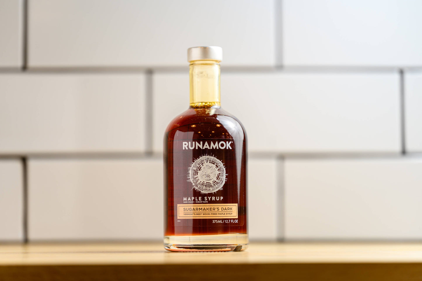 Sugarmaker's Dark: Wood-Fired Vermont Maple Syrup 375ml