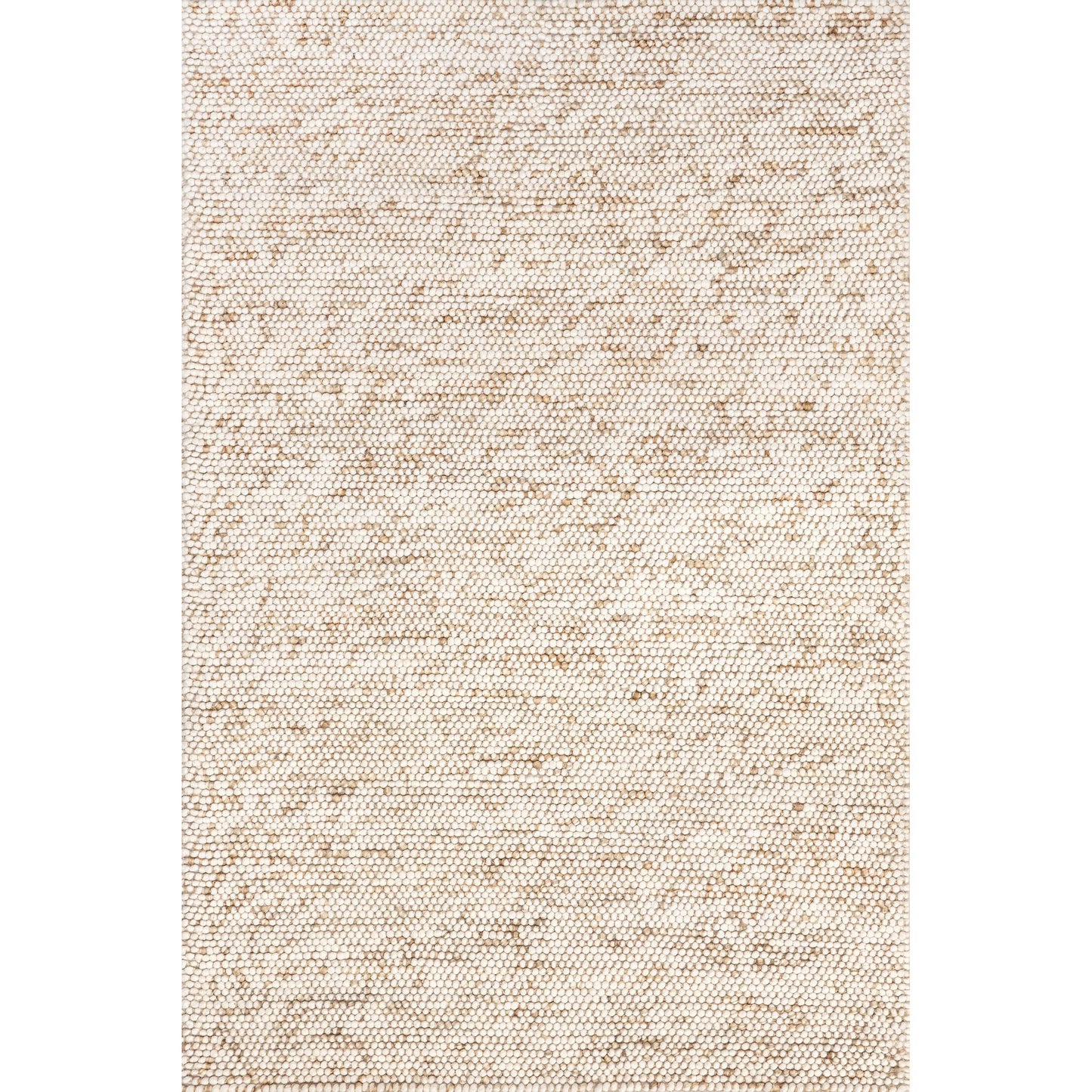 Deeanna Casual Textured Wool Area Rug