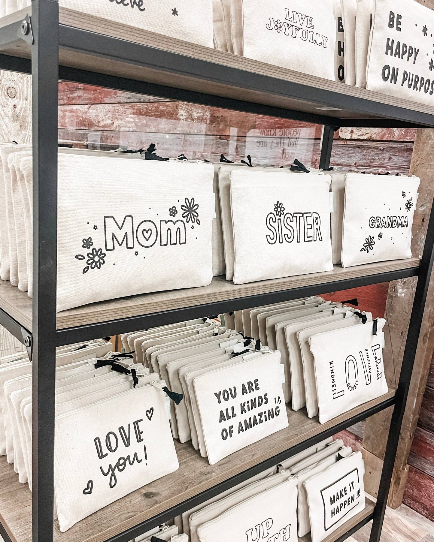 You are Loved Small Canvas Zipper Pouch