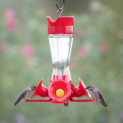 Perky-Pet® Pinch-Waist Glass Hummingbird Feeder - 8 Oz Nectar Capacity