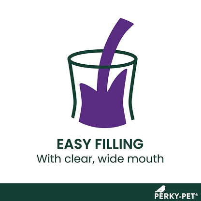 Perky-Pet® Pinch-Waist Glass Hummingbird Feeder - 8 Oz Nectar Capacity