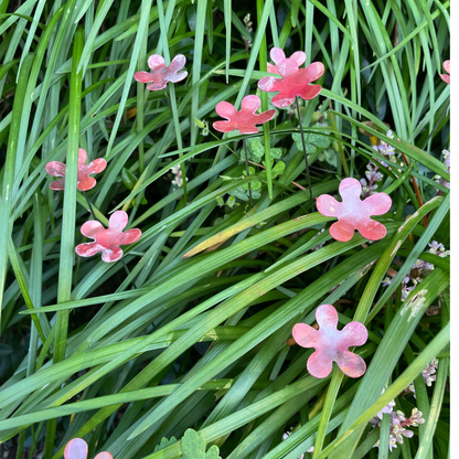 Small Natural Copper Flowers