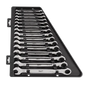 Milwaukee 15pc Ratcheting Combination Wrench Set - Metric