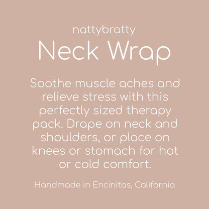 Hot/Cold Therapy Pack - Neck Wrap - Blue Dots