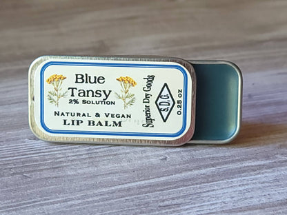 Blue Tansy Lip Balm | Slider Tin | Natural & Vegan