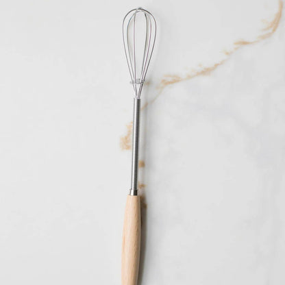 Vintage Mini Whisk with Wood Handle