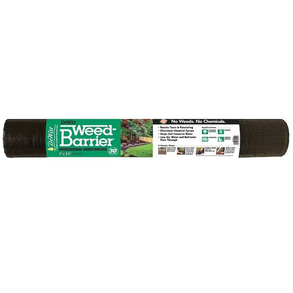 Dewitt Weed Barrier 30YR 3x50 Black