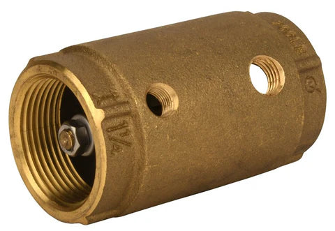 1 1/4" Check Valve Brass