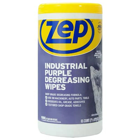 Zep Industrial Purple Degreasing Wipes