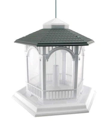 Audubon Wild Bird 10 lb. Plastic Deluxe Gazebo Bird Feeder 6 ports