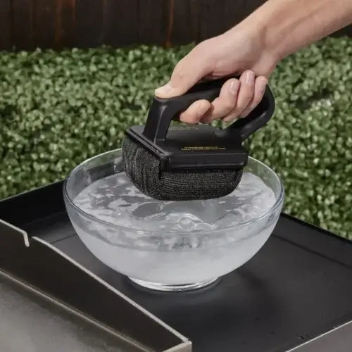 Mr. Bar-B-Q Bristle Free XL Steam Clean Griddle Brush Powered by Scrub Daddy
