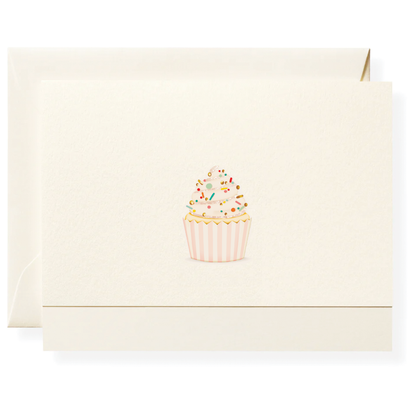 Vanilla Cupcake Individual Notecard