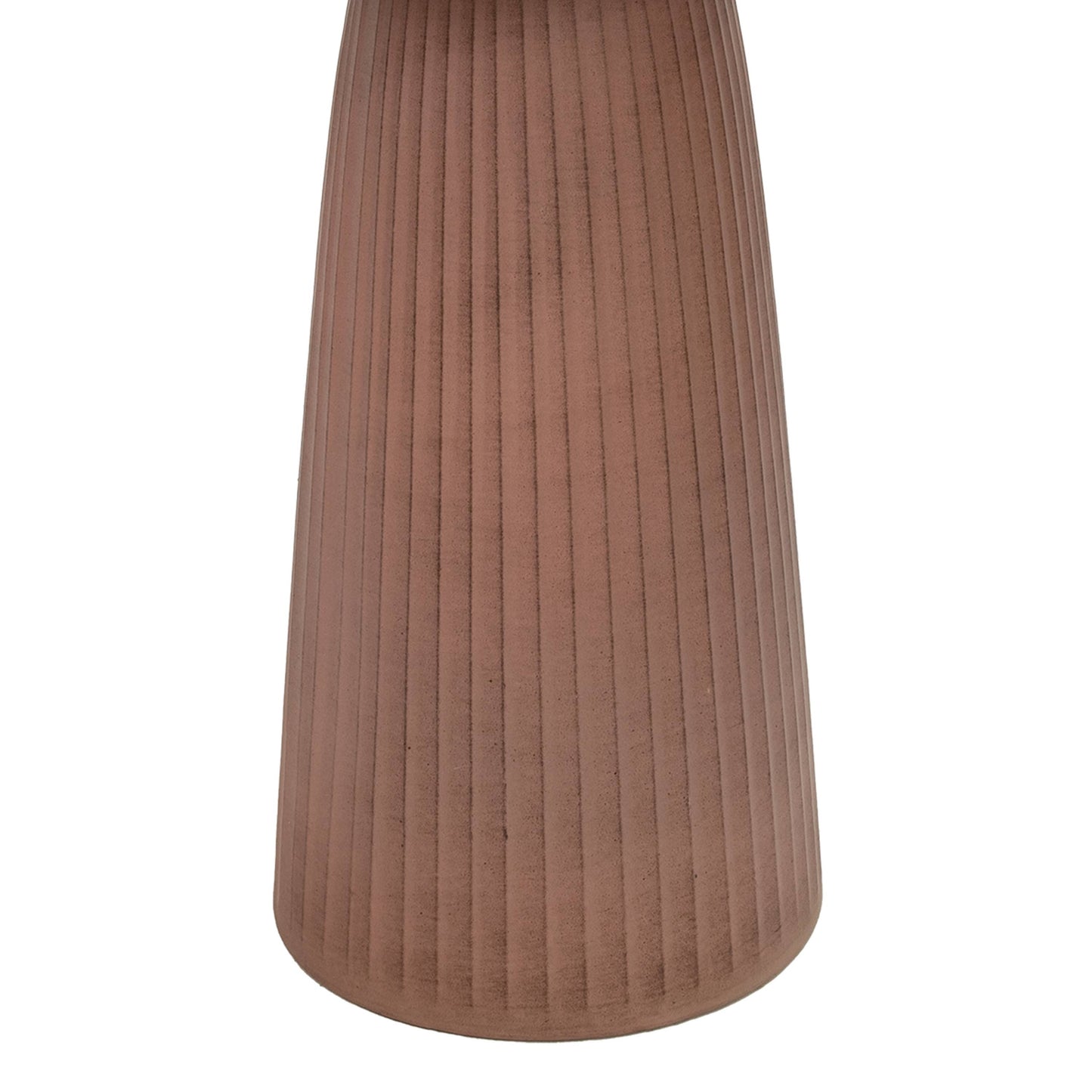 Gleeful Garden Metal Outdoor Bird Bath - Matte Canyon Clay