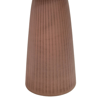 Gleeful Garden Metal Outdoor Bird Bath - Matte Canyon Clay