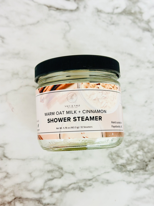 Warm Oat Milk + Cinnamon Mini Shower Steamers