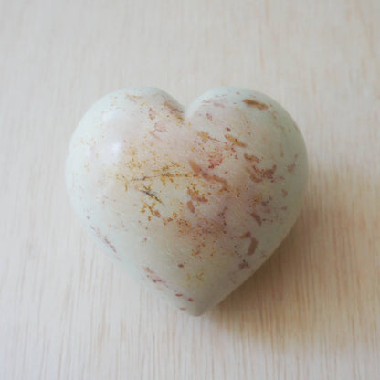 Large Heart Paperweight, Natural Stone