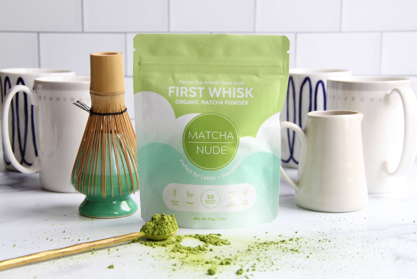 First Whisk Organic Matcha – 50 g (Min 6 Units)