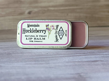 Mountain Huckleberry Lip Balm | Aluminum Slider | Natural