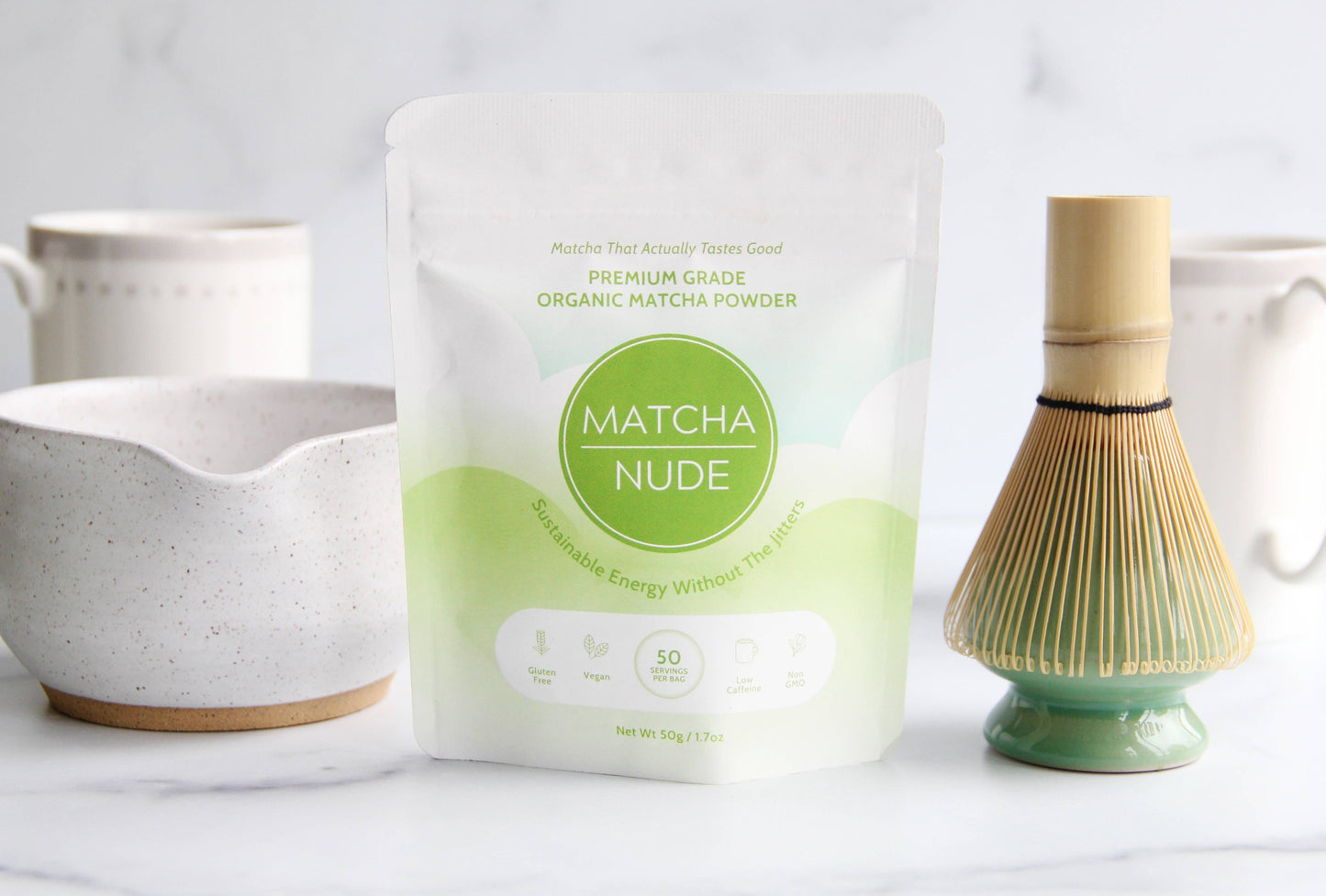 Premium Organic Matcha – 50 g (Min 6 Units)