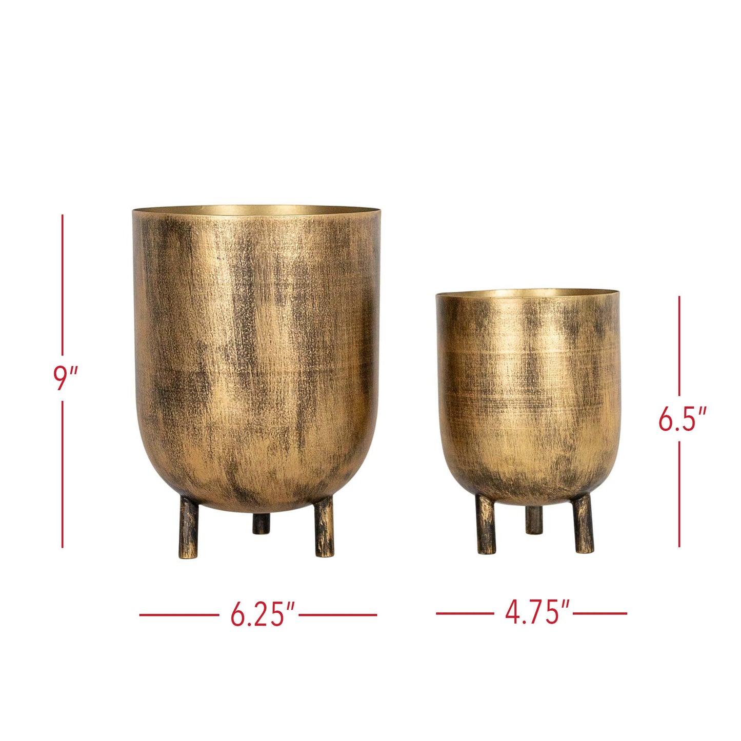 Kacela Footed Planters, Set Of 2