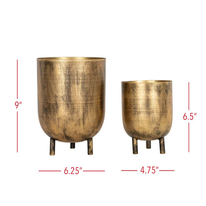 Kacela Footed Planters, Set Of 2
