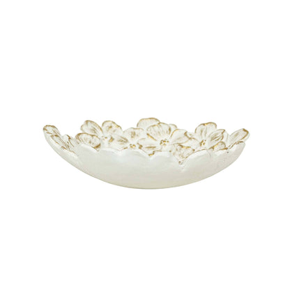 Mae Floral Trinket Dish White