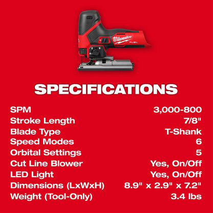 Milwaukee M12 FUEL™ Jig Saw