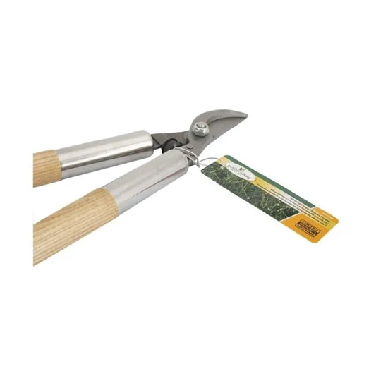 Landscapers Select 26" Drop Forged Bypass Lopper with Ash Wood Handle and Steel Blade