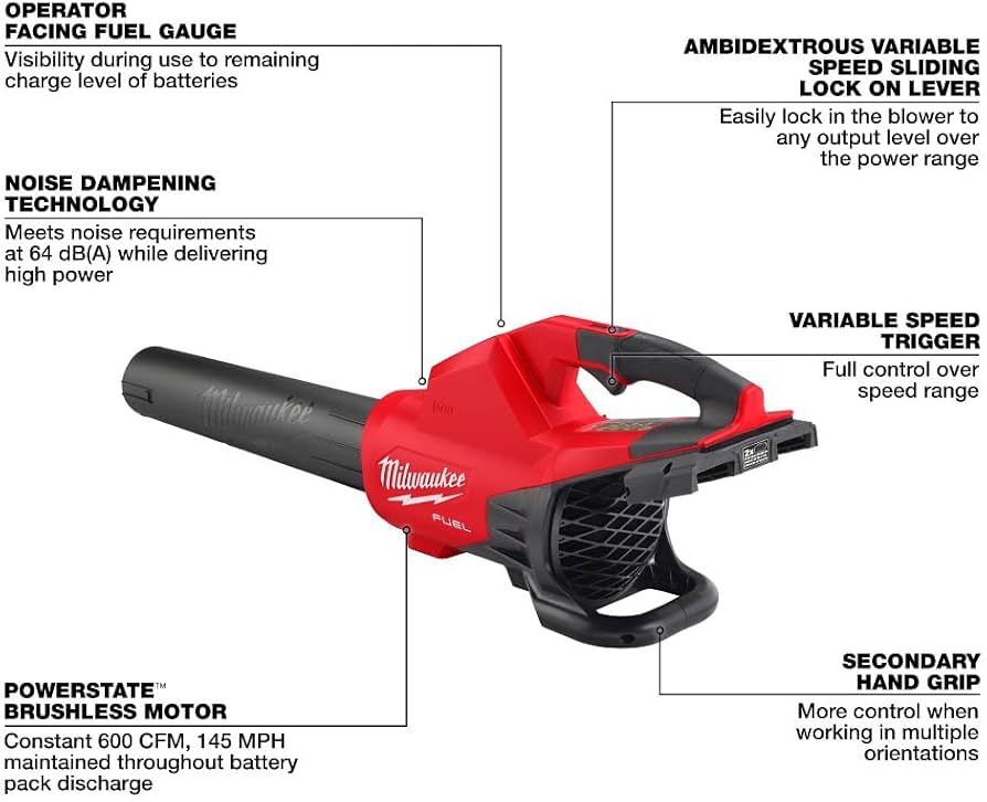 Milwaukee M18 Fuel Dual Battery Blower
