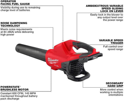 Milwaukee M18 Fuel Dual Battery Blower