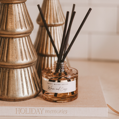 Warm and Cozy Reed Diffuser - Christmas Decor & Gifts
